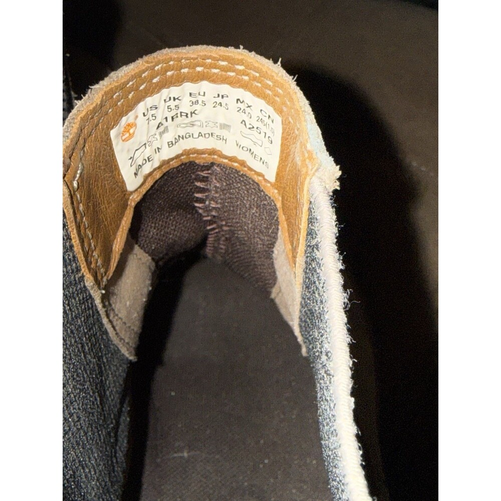 Timberland Women's Courmayeur Chelsea Pull On Ankle Boots Taupe Leather Size 7.5 - Picture 9 of 9